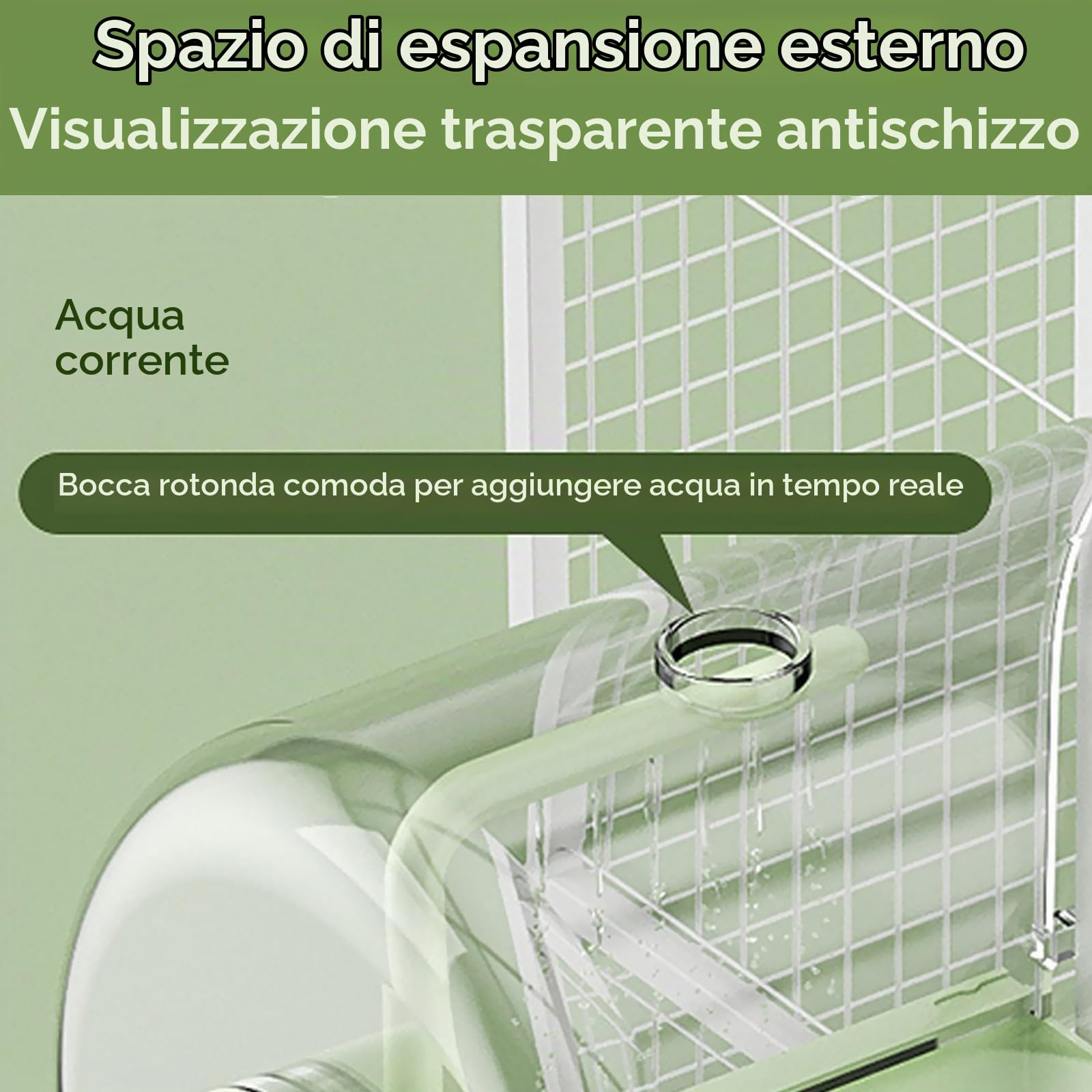 Bagno per Uccelli, Bagno per Uccelli Appeso cubo per Uccelli Vasca da bagno per uccelli Casa Pappagalli Gancio Mangiatoia Maggior Parte Accessori per gabbie per uccelli