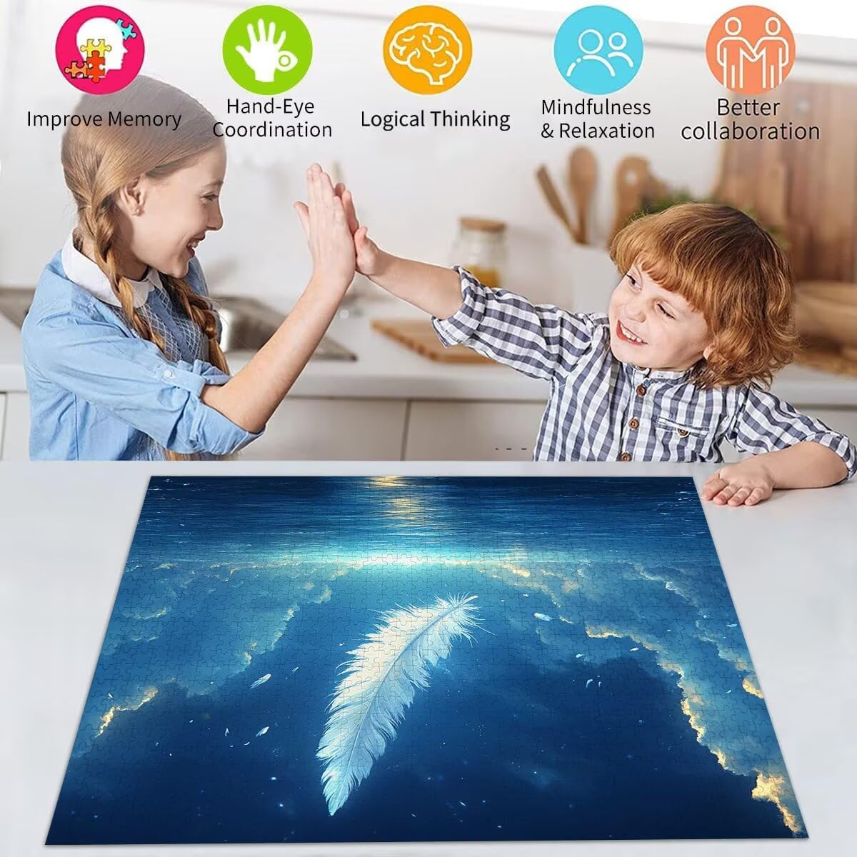 Puzzle Erwachsene 2000 Teile Feder Landschaft Educa Jigsaw für Kinder ab 8 Jahren Mädchen Jungen, Erwachsene Impossible Klassische Puzzles Schwer, Anspruchsvoll Spielspaß, Als Geschenke 70x99cm t-984