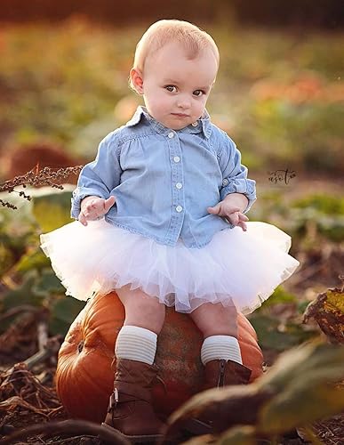 Miniatura 4 de Belababy - Falda tutú para bebé (tutús, 5 capas, de tul para niñas y bebes)