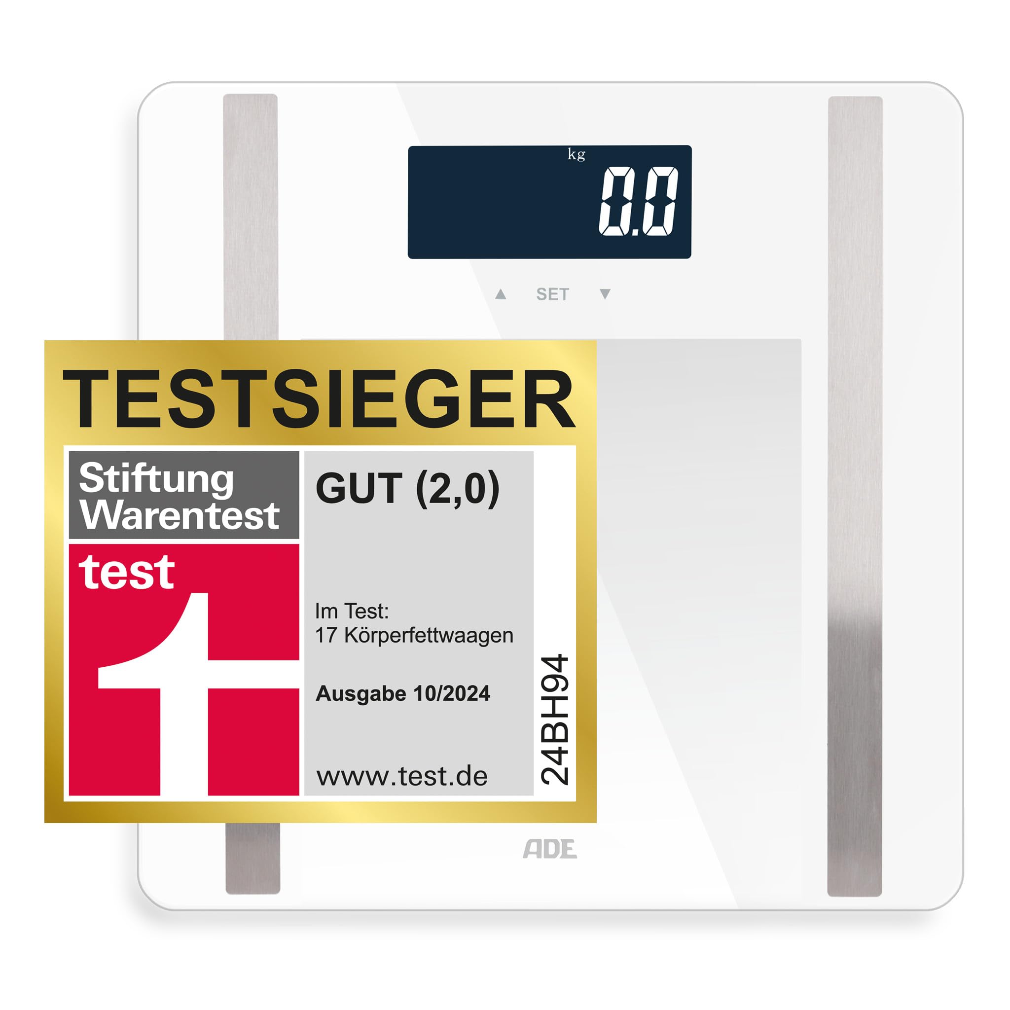 ADE Digitale Körperfettwaage Ines