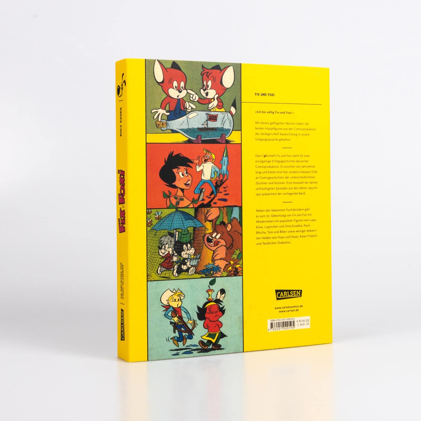 Die Bibliothek der Comic-Klassiker: Fix und Foxi: Sammelband mit den beliebtesten Geschichten der deutschen Comic-Reihe im Schuber