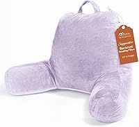 Vista 36 de Sasttie Almohada de lectura para sentarse en la cama, de espalda, respaldo para silla de apoyo, artículos esenciales para dormitorio universitario