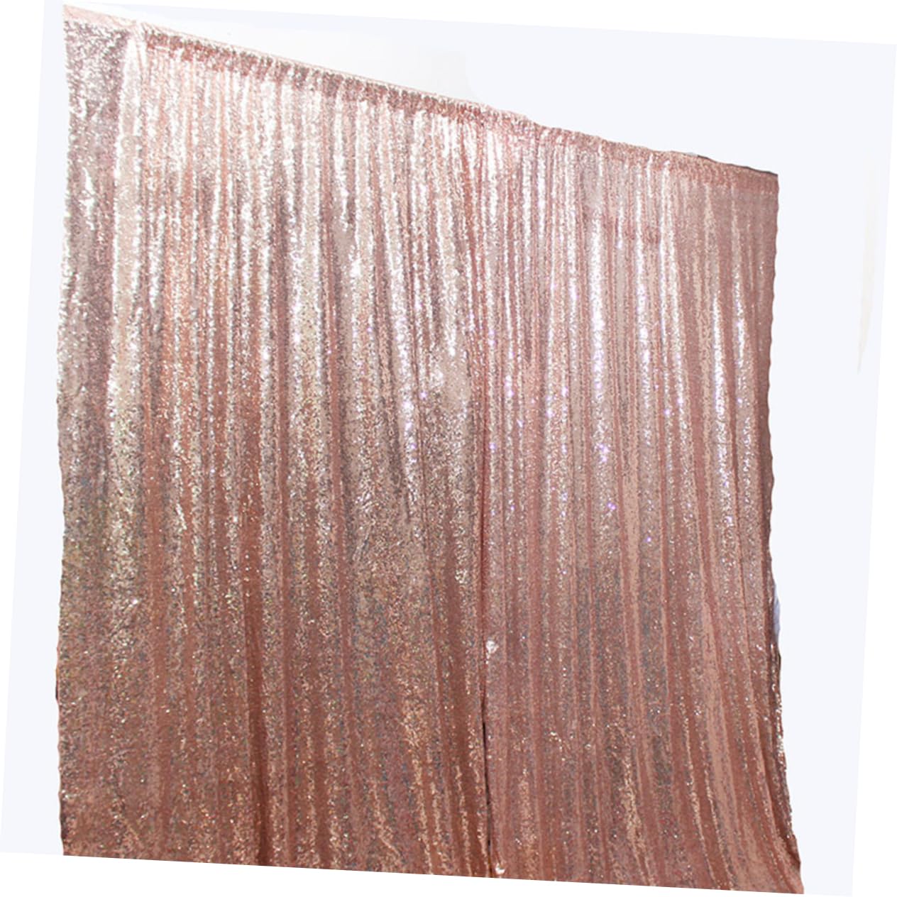 Sfondo Fotografico a Paillettes 125x180 Cm in Poliestere Oro