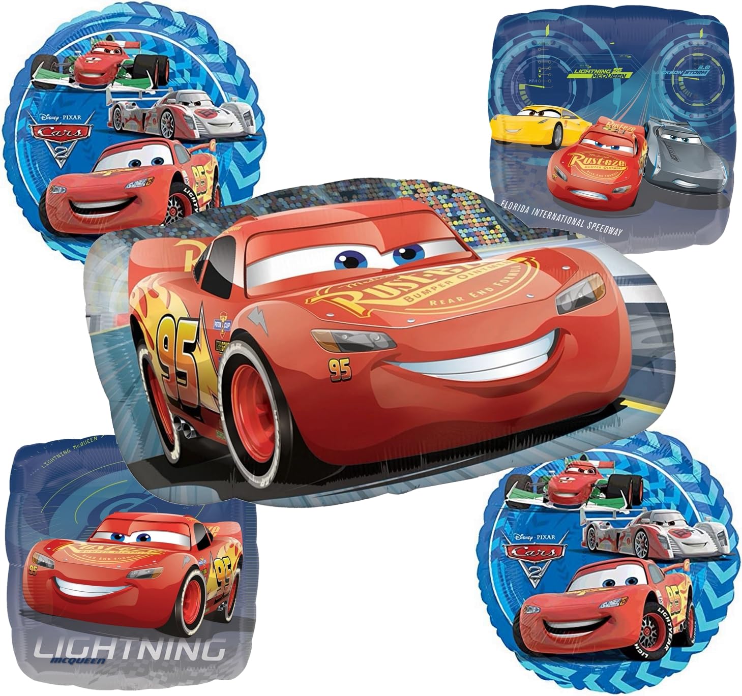 Cars Birthday Party Supplies Balloon Bouquet Decorations