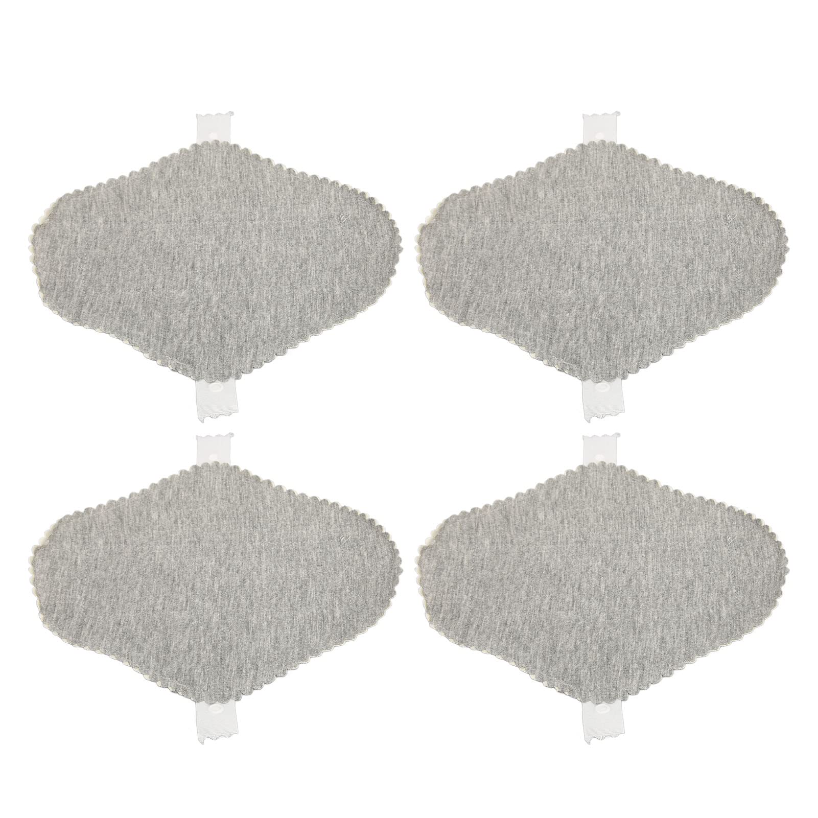 Protegeslips de Tela de Grafeno Altamente Absorbente Transpirable Reciclable 4 Compresas Sanitarias Lavables para Mujer Período Menstrual (M)