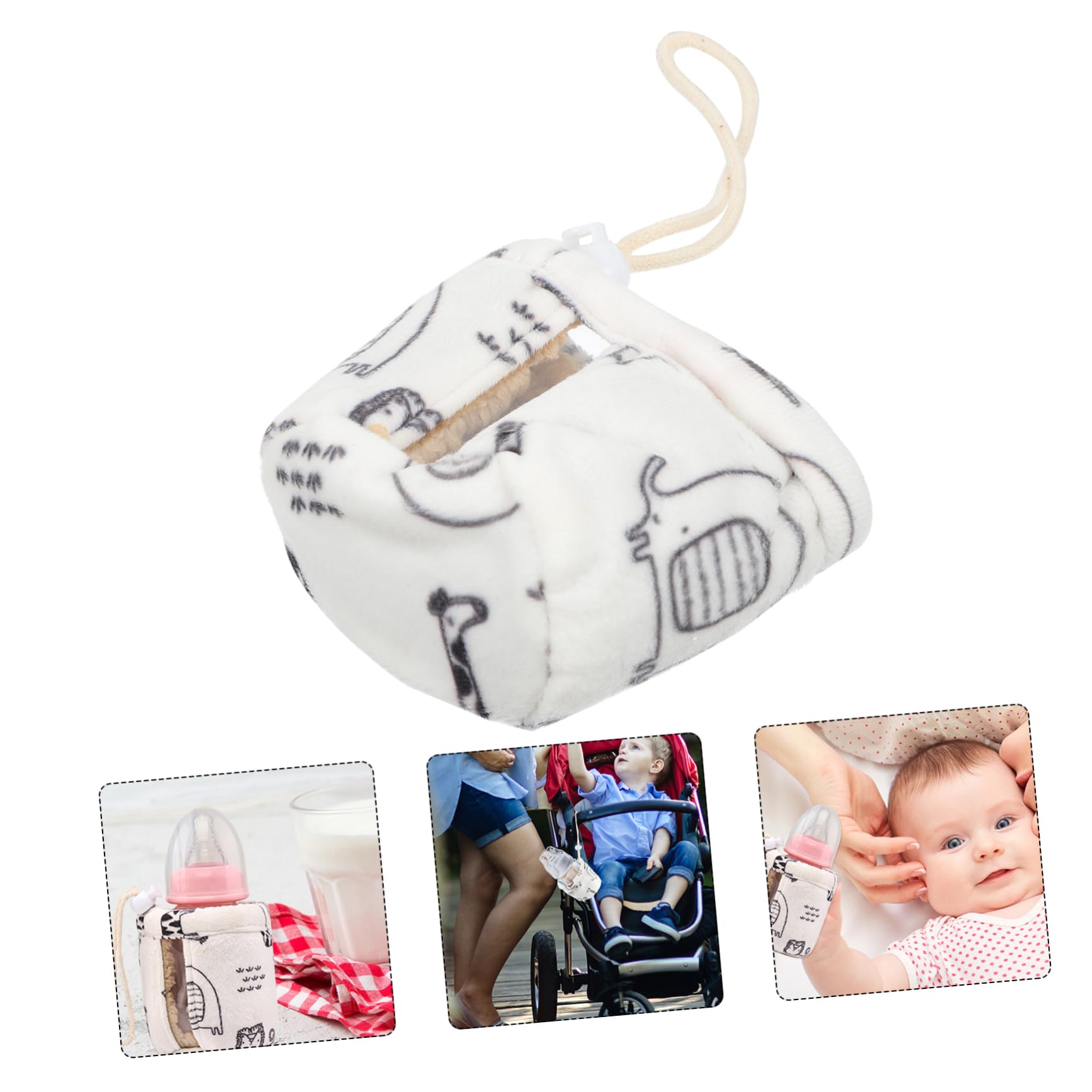 Toyvian 2pezzi Copertura Termica Per Biberon Di Protezione Per Biberon Da Design Confortevole e Leggero Adatta Bottiglie Standard Facile Da Trasportare e Conservare
