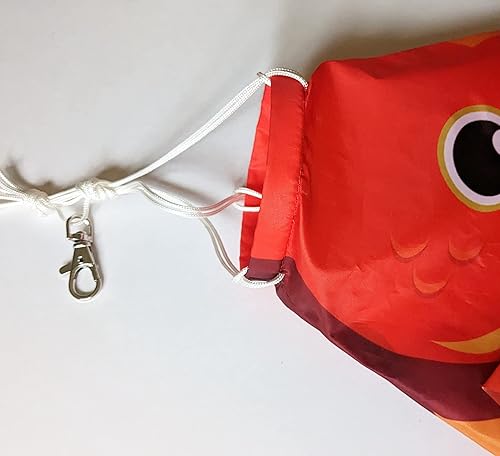 Miniatura 3 de Madrona Brands Pequeño calcetín de viento de peces tropicales | Decoración duradera para colgar al aire libre | Cubierta, barco, muelle, patio | 30