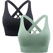 Women's Sports Bra Strong Hold Push-Up Yoga Bras Without
