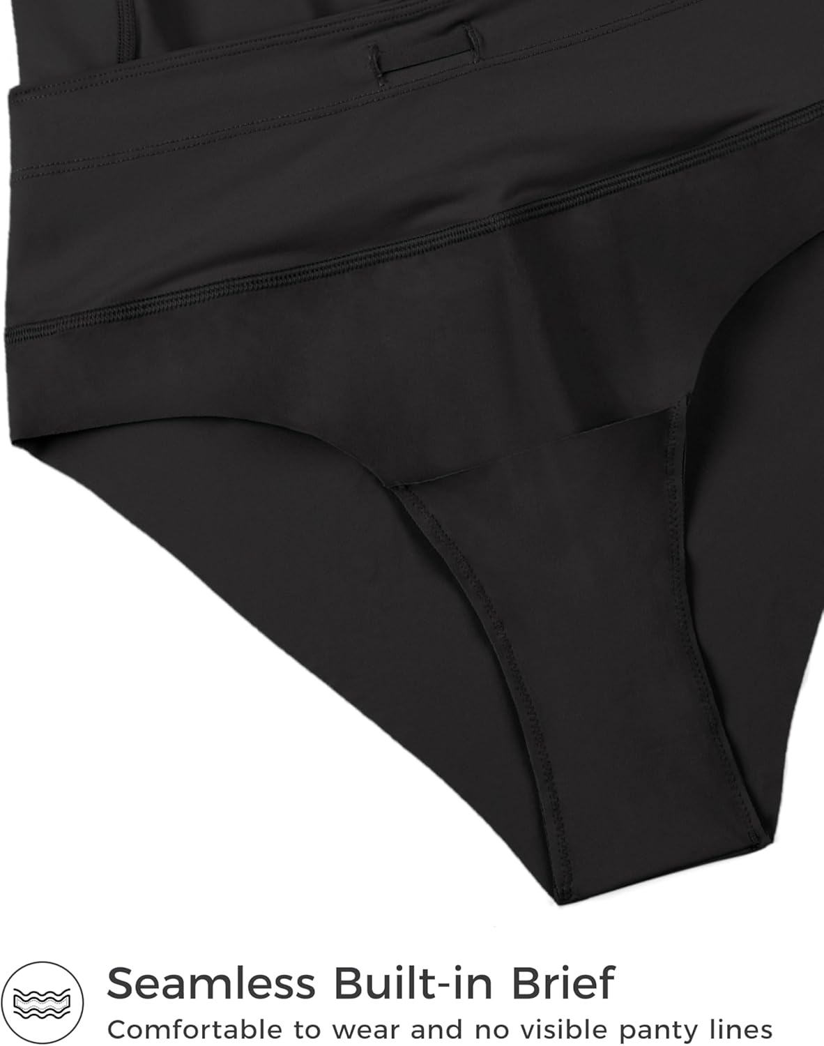 CRZ YOGA Womens 6'' Swim Board Shorts High Waisted Quick Dry Bathing Bottoms Swimsuit Trunks with Liner and Pockets