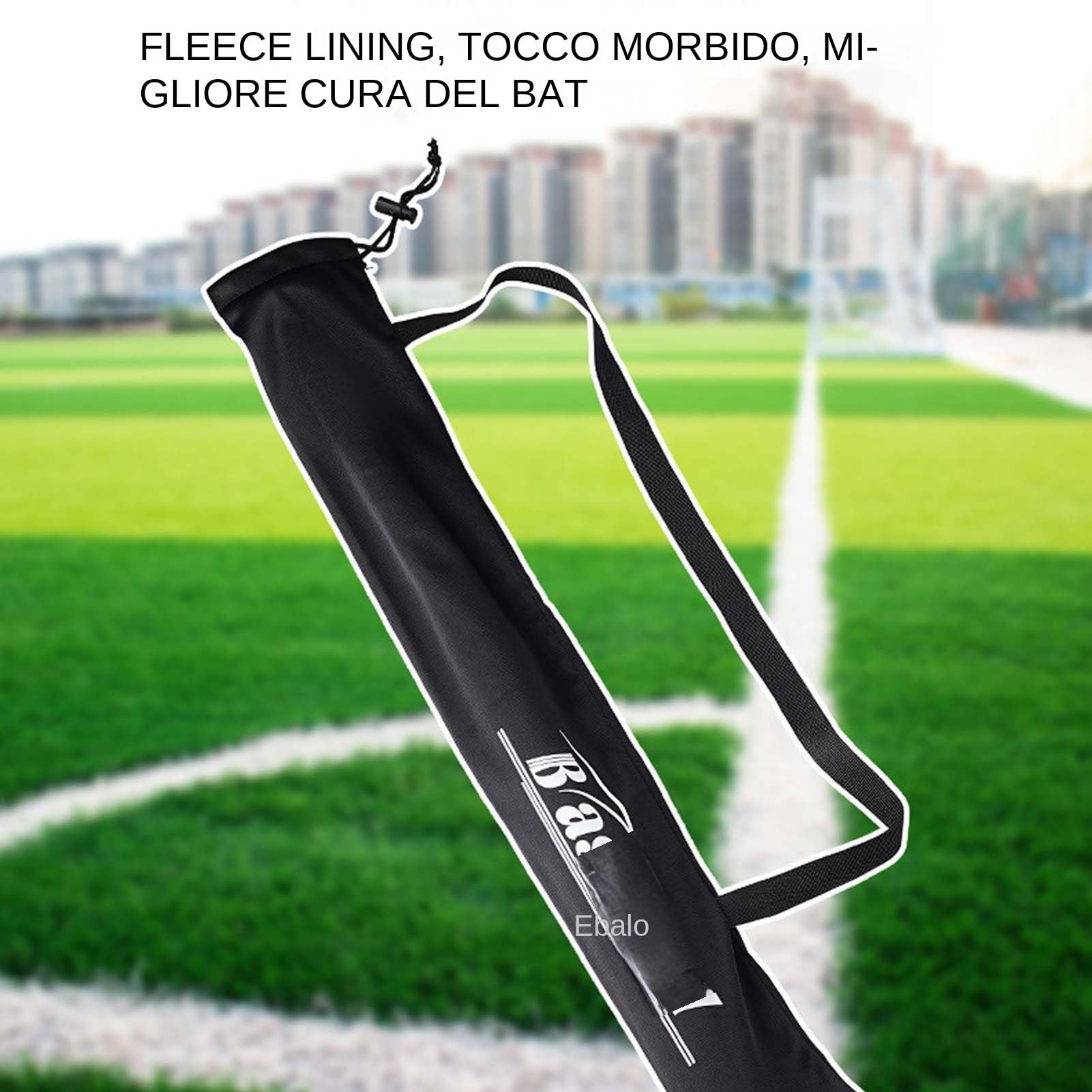 Borsa Nera Per Mazza Da Baseball 88cm Borsas A Tracolla In Flanella Ispessita Per Mazza Da Baseballs borsa organizer pieghevole per mazzas da baseball Resistente alle deformazioni