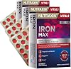 Nutraxin Iron Max 30 Tablet – Demir, C Vitamini, Folik Asit ve B12 Vitamini İçeren Takviye (3 paketi)
