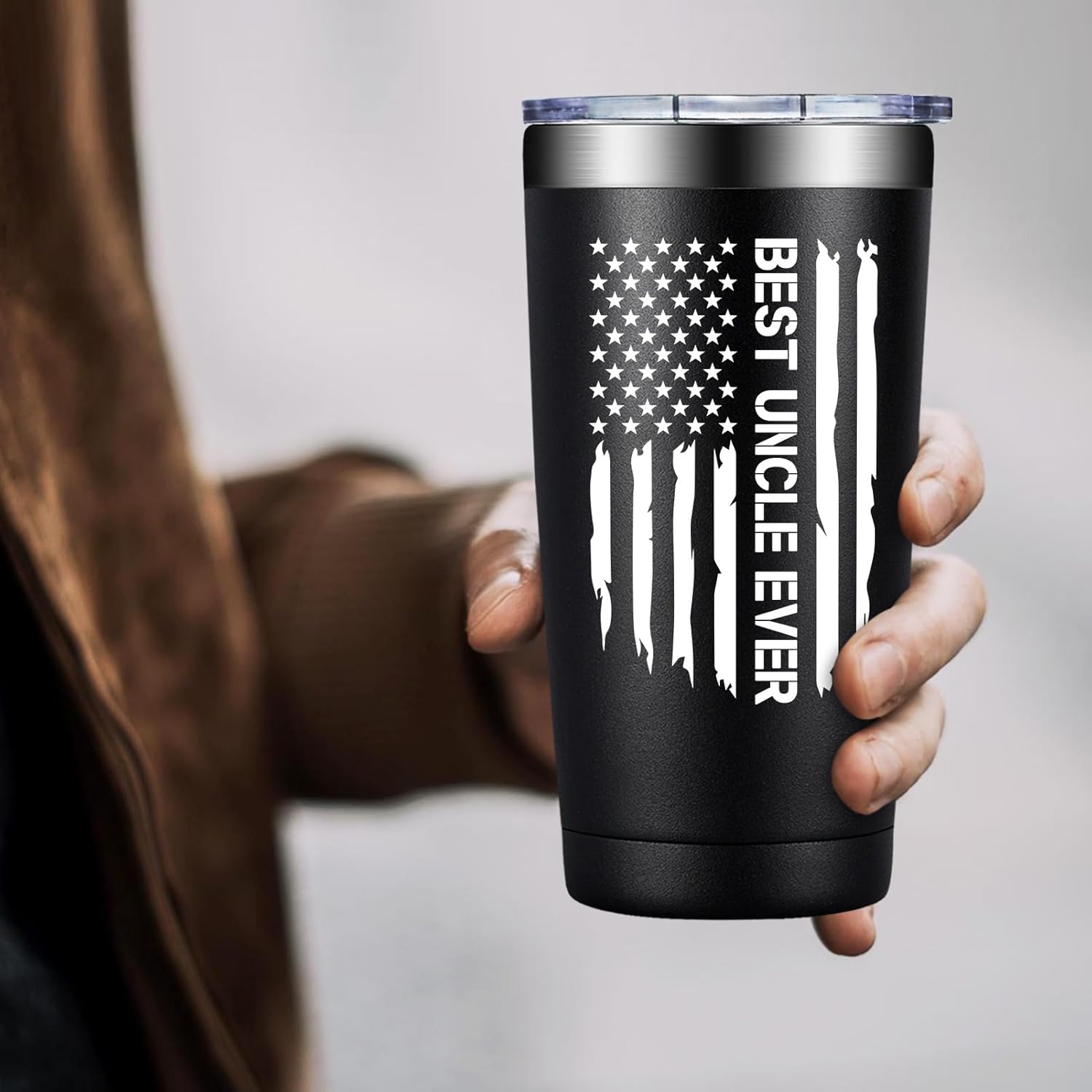 Uncle Gifts - Uncle Christmas Gift from Niece, Nephew - Fathers Day, Birthday Gifts for Uncles Men Him - 20oz Tumbler - Image 9
