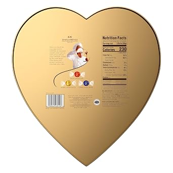 Lindt LINDOR Assorted Chocolate Candy Truffles Heart, Valentine's Day Assorted Chocolate with Truffle Center, 5.5 oz.