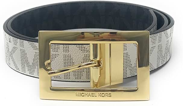 新品⭐️MICHAEL KORS ベルトS(全長102㎝) バニラ白　MKバックル 楽天市場】マイケルコース（ベルト・サスペンダー｜バッグ・小物