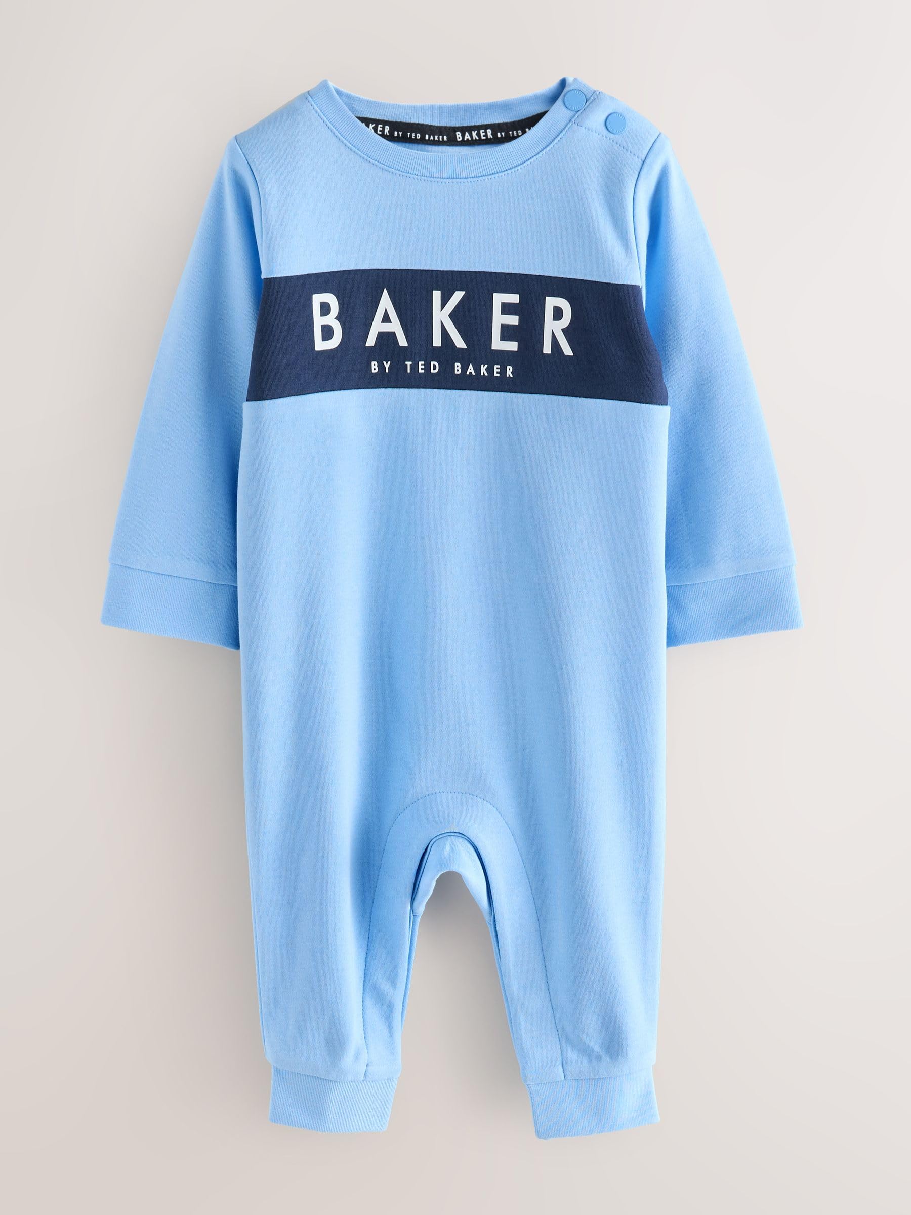 Noworodki chłopcy Zestaw 2 rampersów z dwustronną czapeczką Baker by Ted Baker