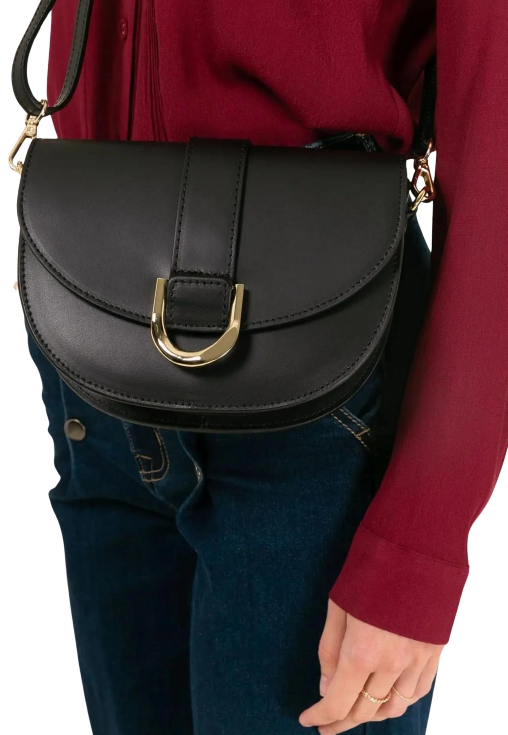 Handtaschen 4043 Augustine schwarz, Schwarz , Einheitsgröße