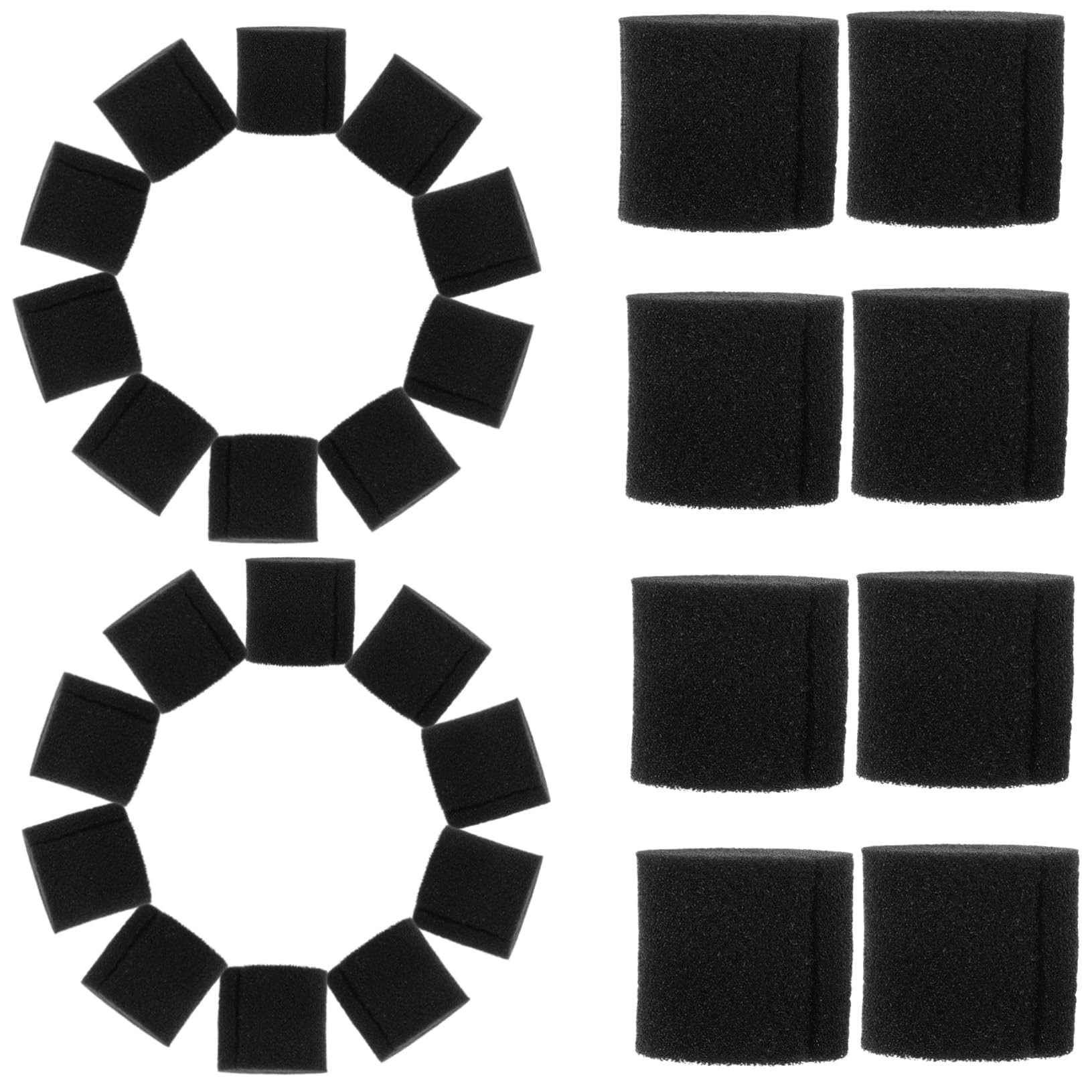 BESPORTBLE 400pièces Éponge Hydroponique Sponges De Plantation Soilless pour Culture De Plantes Hydroponie Outils De Jardinage pour Semis Et Enracinement Matériau Synthetique