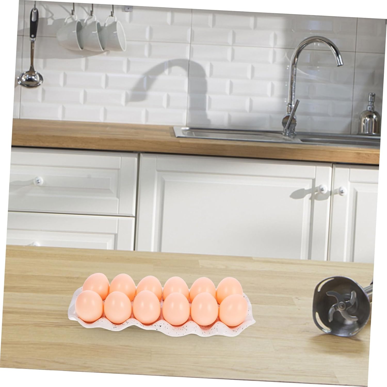 Ceramic Egg Tray for Refrigerator Porcelain Egg Storage Holder Versatile Kitchenware for Home Organization Elegant Cell Design for Everyday Use