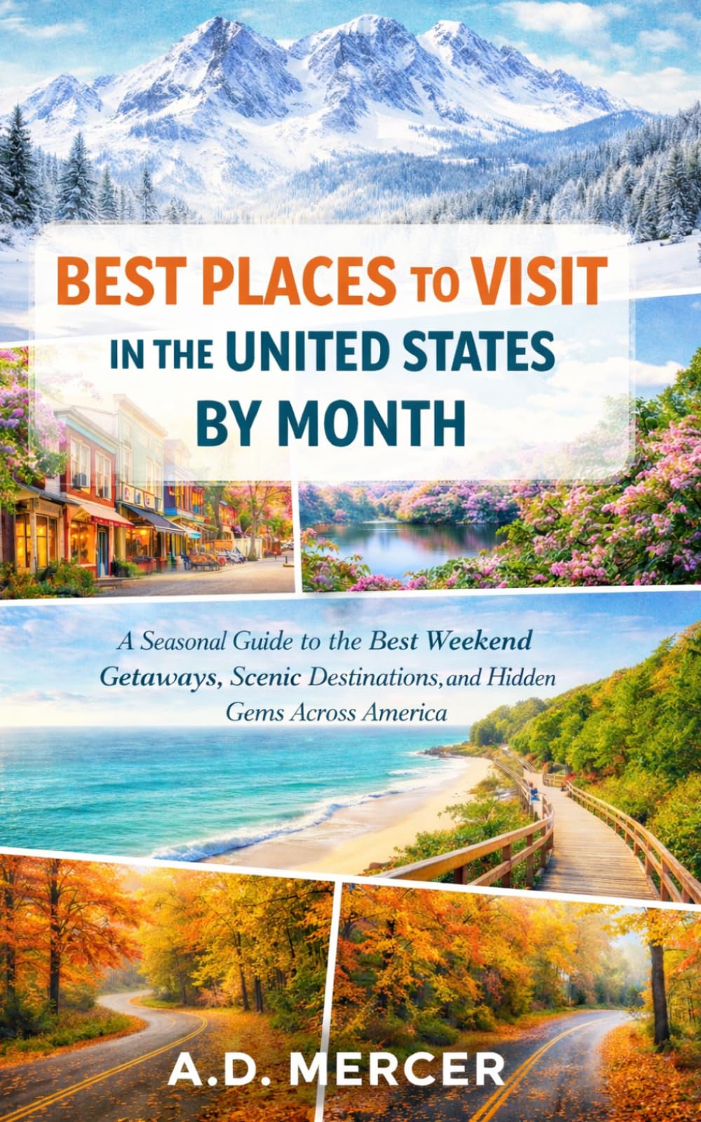 Best Places to Visit in the United States by Month: A Seasonal Guide to the Best Weekend Getaways, Scenic Destinations, and Hidden Gems Across America (The United States Travel by Month Series)