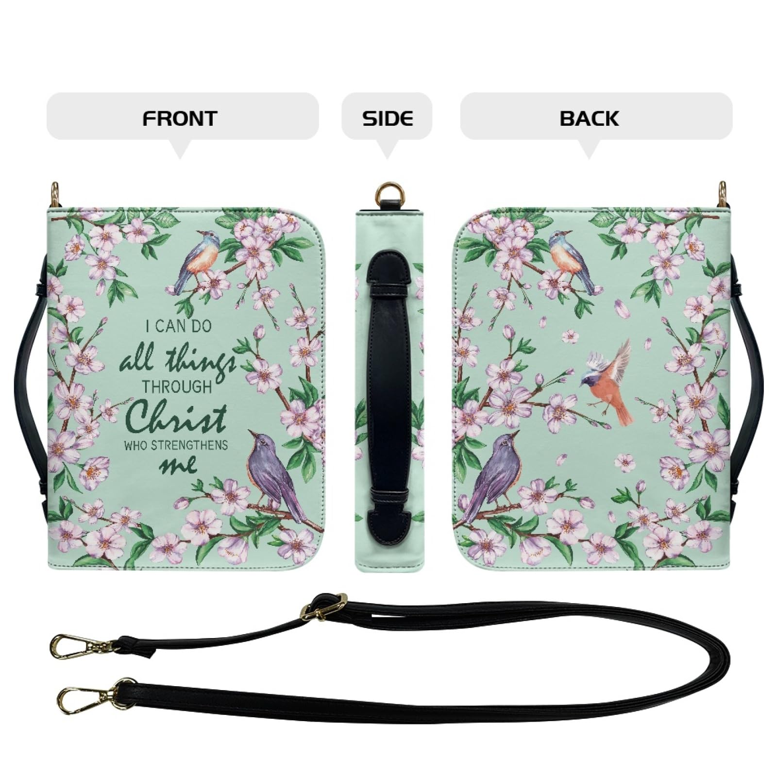 Spagnolo Per La Bibbia Cristiana Versetti Stampa Portafoglio Donna