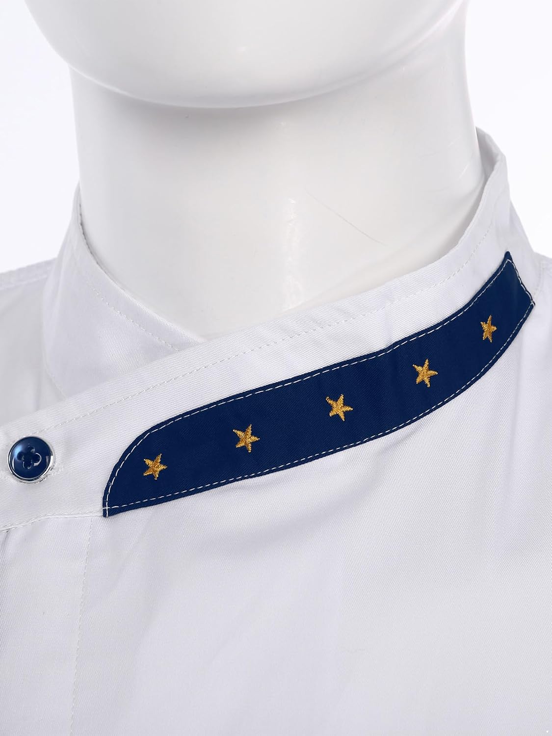 Men's Short Sleeve Chef Jacket Restaurant Kitchen Uniform Food Service Uniform