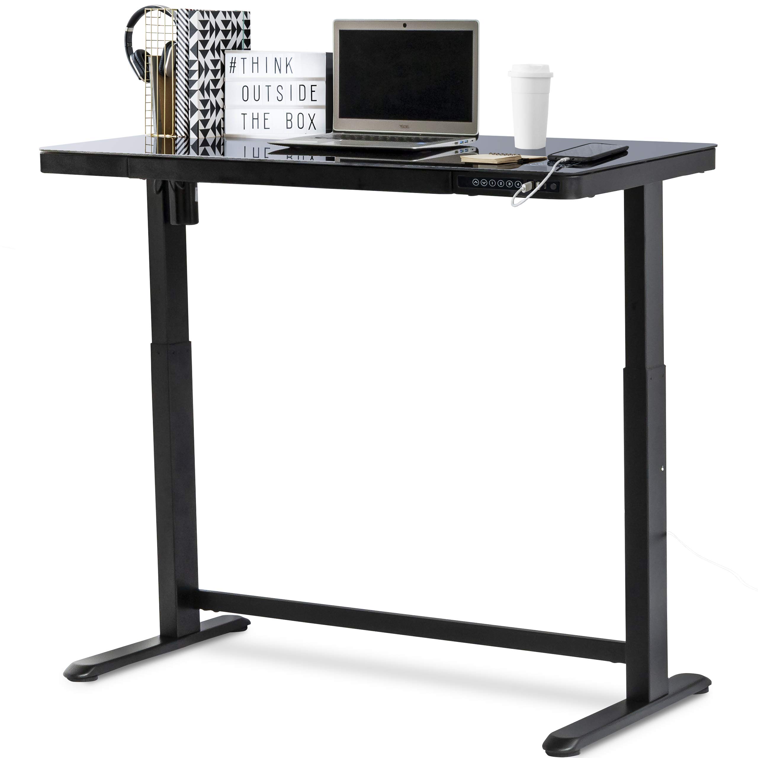 Buy Jefferson Electric Height Adjustable Standing Desk with Drawer, 47.