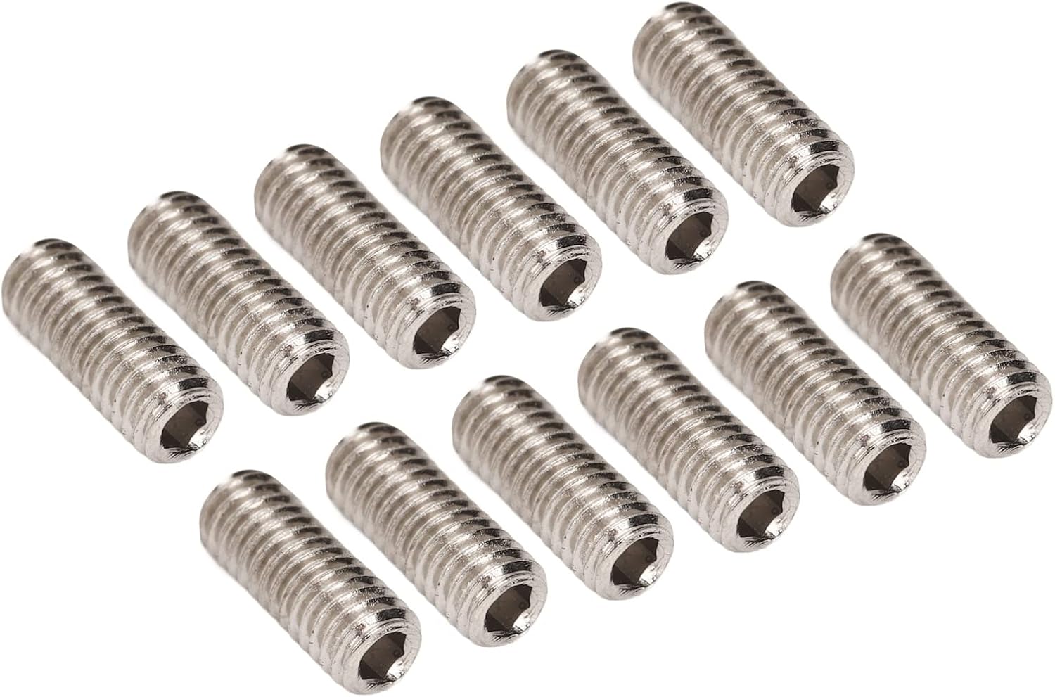 12Pcs Guitar Saddle Height Screws, Adjustment Electric Guitar Bridge