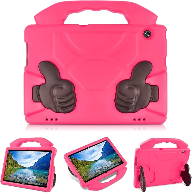 KATUMO Kids-Proof Case for Huawei Mediapad T5 10.1 inch Kid-Friendly Case Tablet T5 10 Shock Proof Case for Mediapad T5 EVA Case with Handle Lightweight Case for T5 10.1