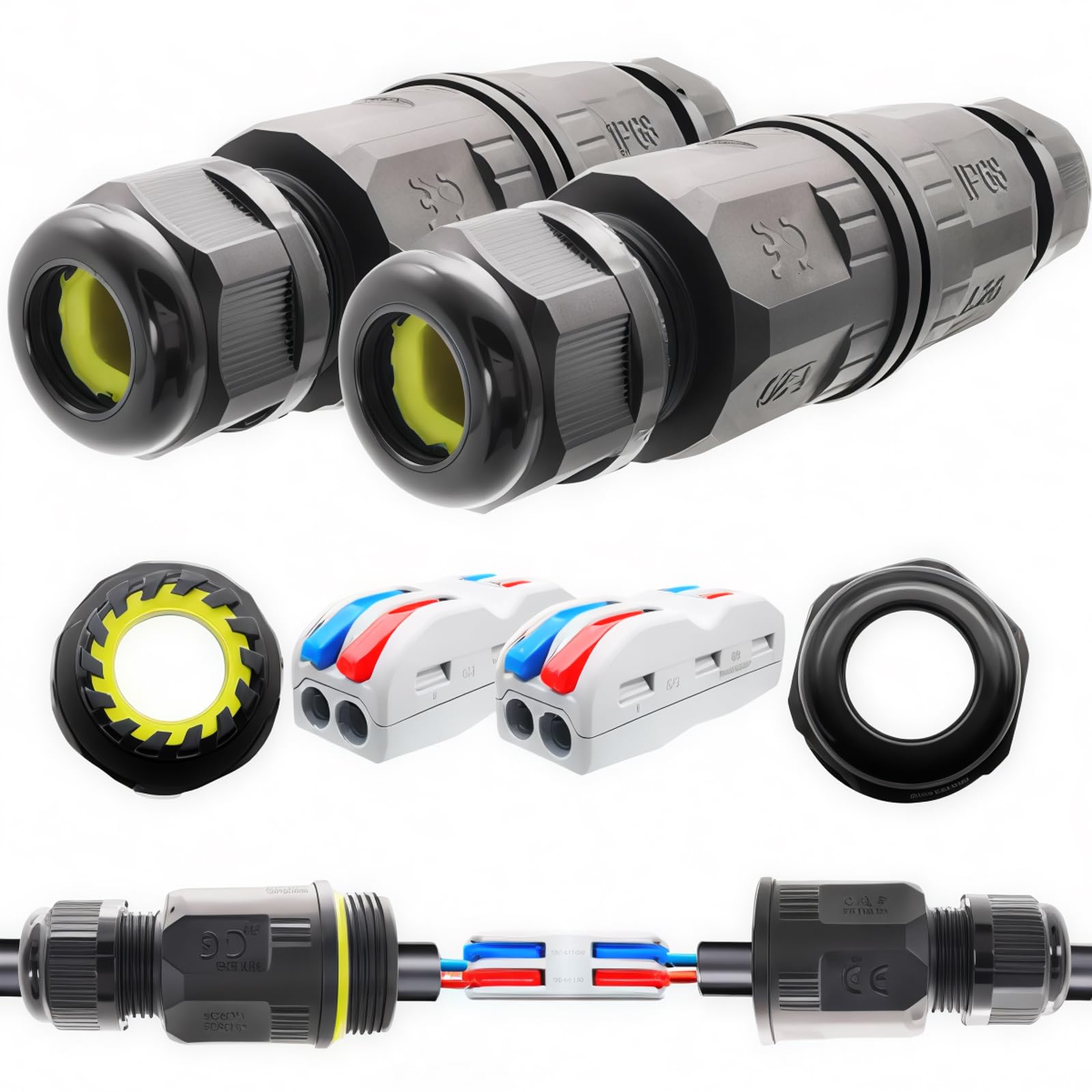 IP68 Waterproof Wire Connectors