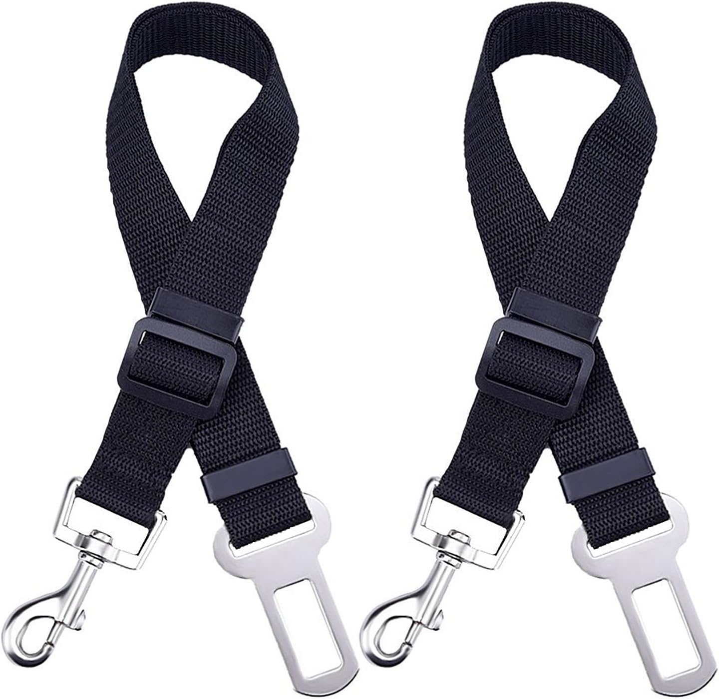 Dog Seat Belt, Dog Cat Car Safety Seat Belt Harness Adjustable Leads Harness for