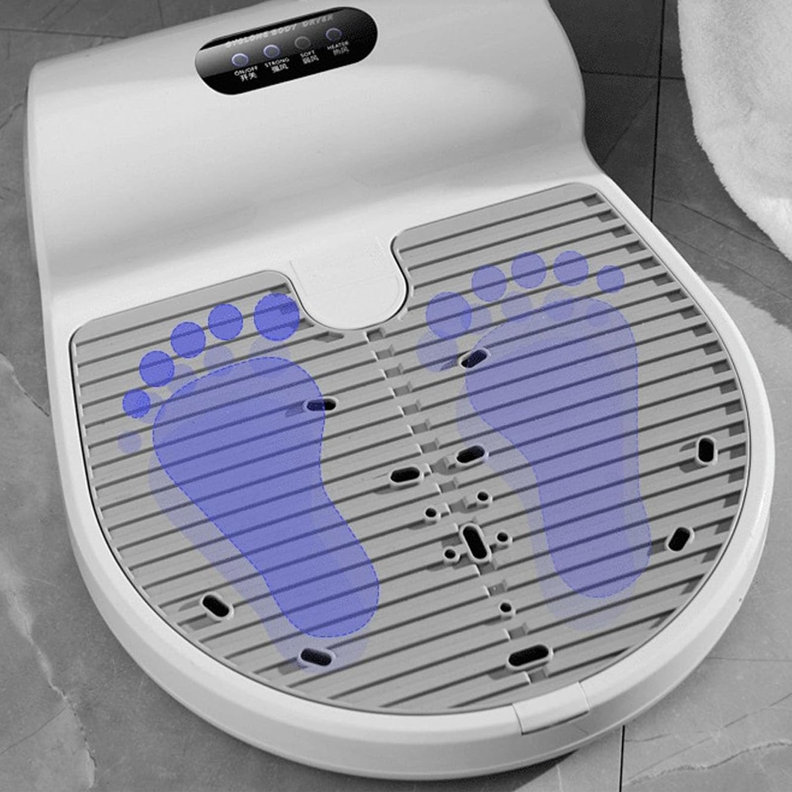 Suszarka do całego ciała po prysznicu, suszarka do ciała z jonami ujemnymi o mocy 1500 W i praktycznym panelem sterowania LCD, suszarka do pielęgnacji ciała dla dorosłych po kąpieli