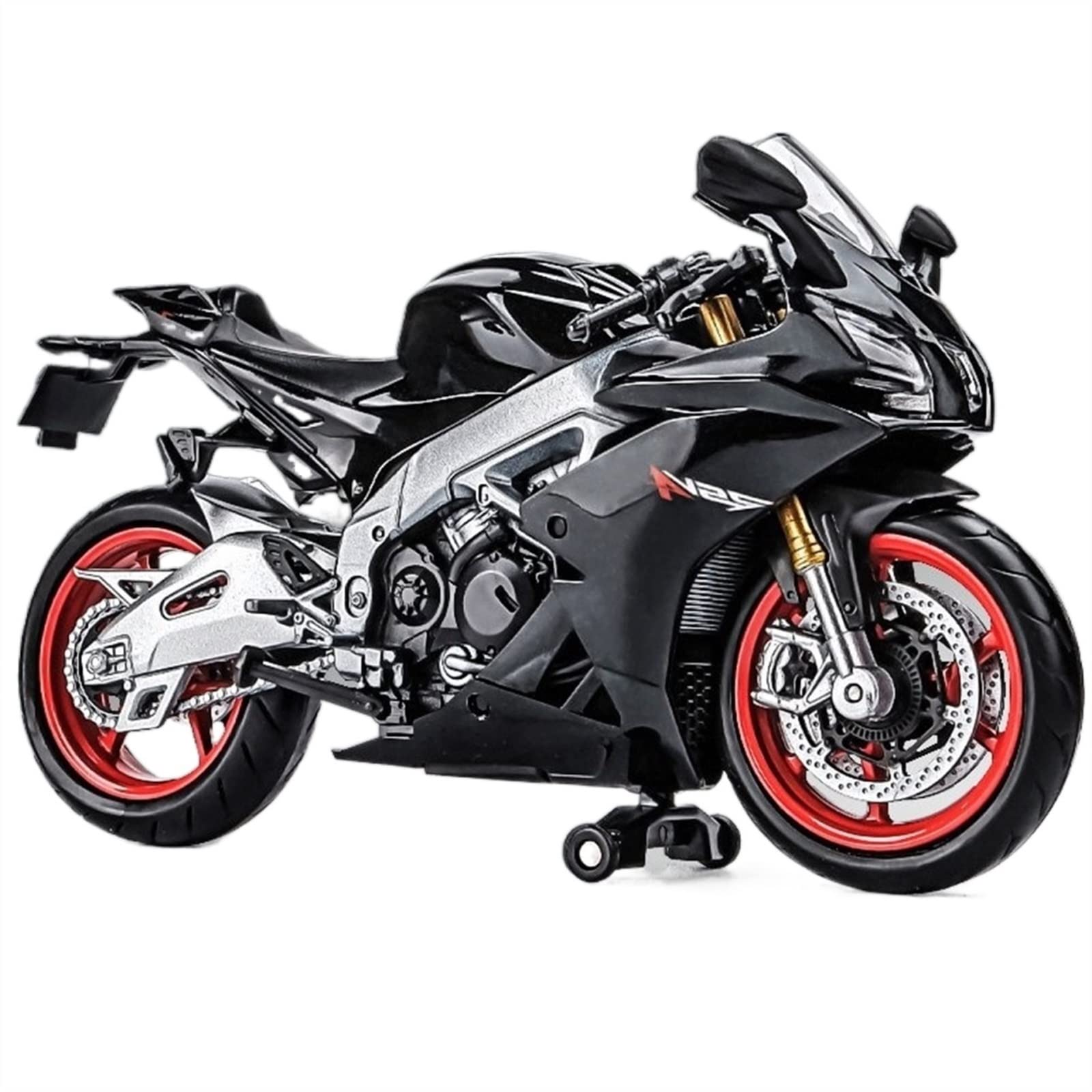 SEYXF Motorbike Toy Motorcycle Toys Collection for Aprilia RSV4 RR1000 Alloy Die Cast Model Birthday Gift 1:12