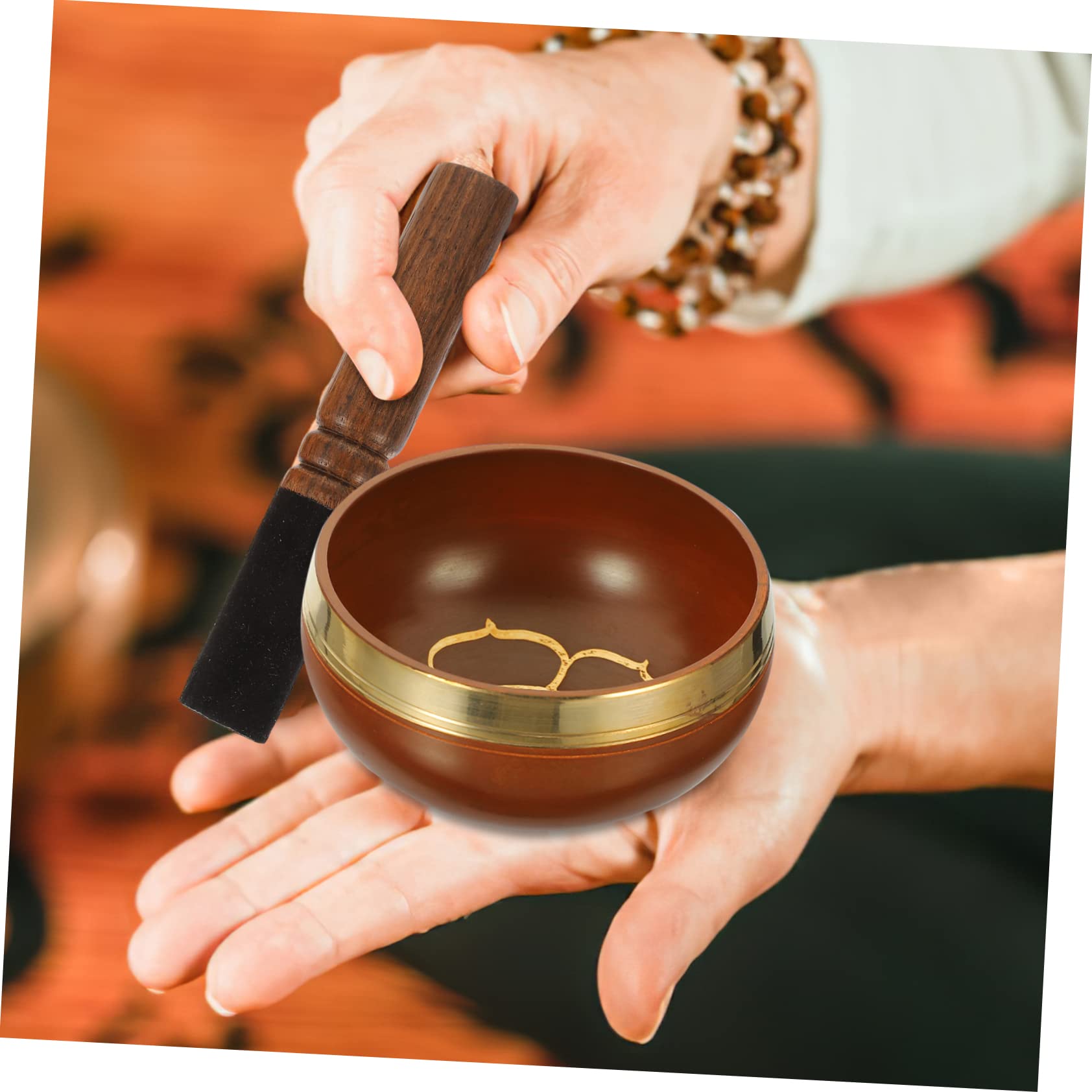 Yardwe Meditation Set Singing Bowl Mallet Sound Bowl for Relaxation