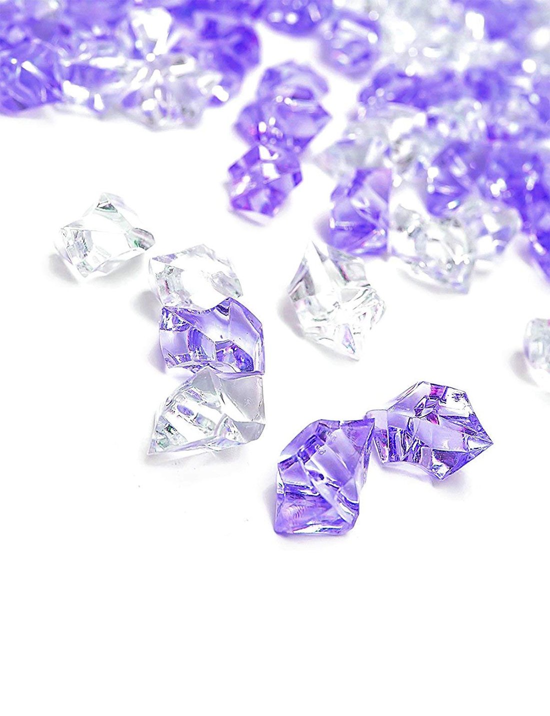 Buy DomeStar Premium Purple Fake Crushed Ice Rocks, 150 PCS Fake