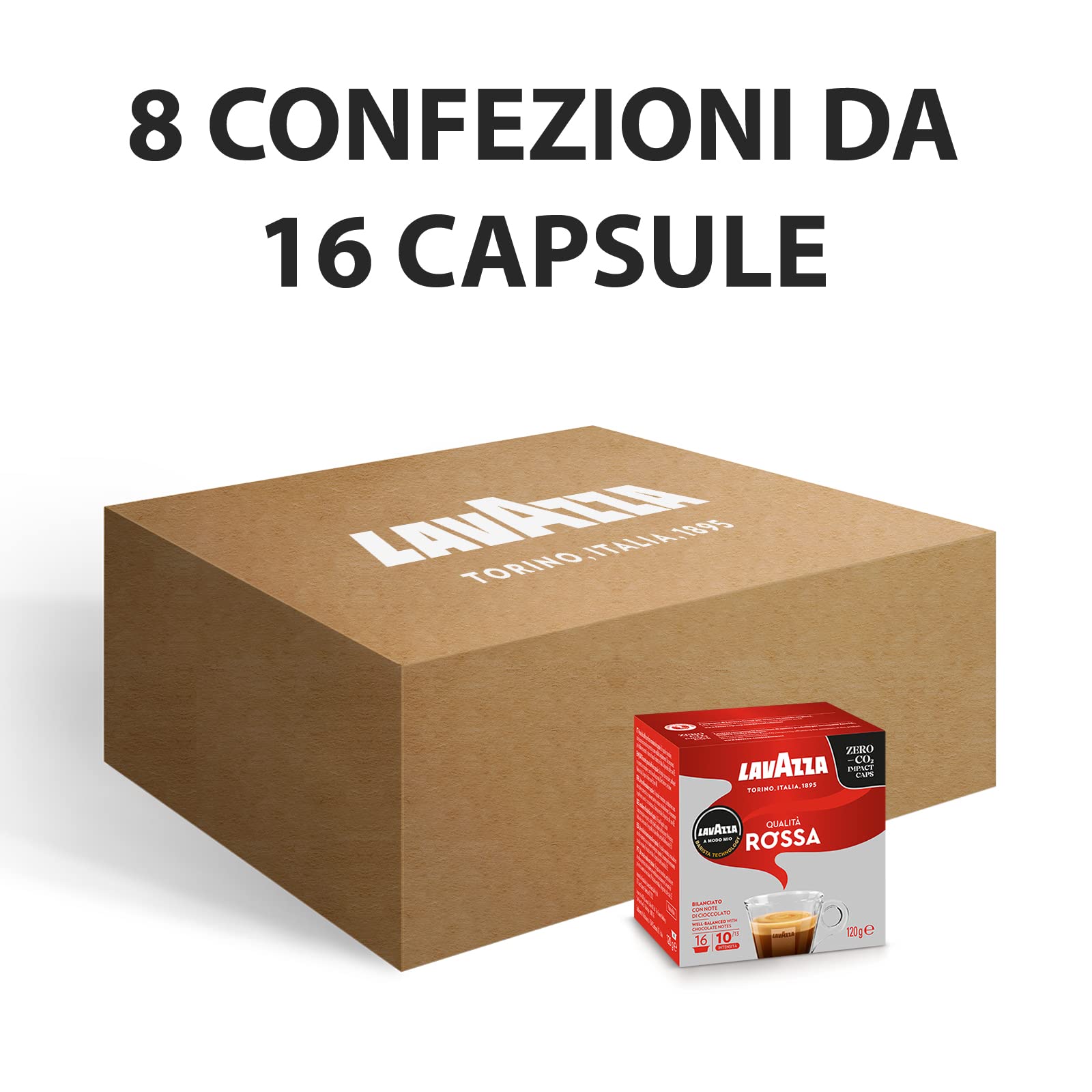 Cápsulas Cápsulas Lavazza Qualita 'roja a modo mio