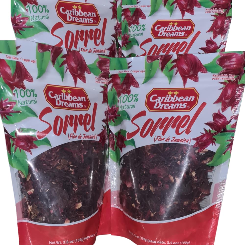 Caribbean Dreams Sorrel Value Pack, 4 count (1pack)