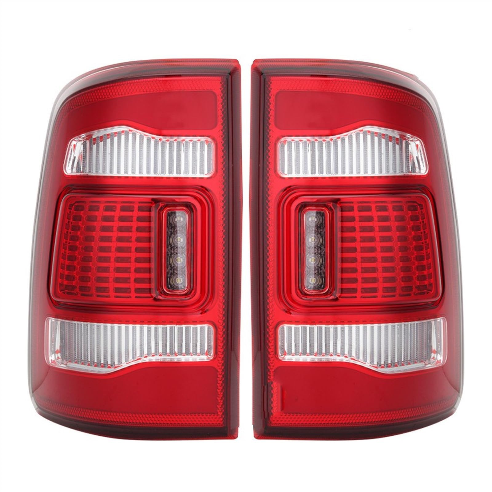 Feu arrière LED pour Dodge Ram 1500 2009-2018 avec clignotant et antibrouillard rouge - 7