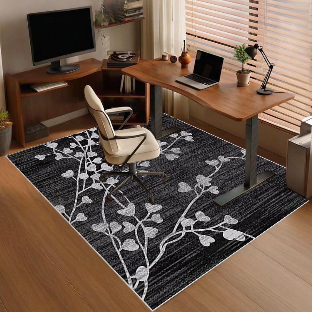 Office Chair Mat Non-slip, Hard-Floor Chair Mats, Desk Chair Mat large, Gaming Chair Mat for Desks, Office and Home, Carpet Protector Chair Mat, Floor Mat for Office Chair on Carpet 70 x 100 cm