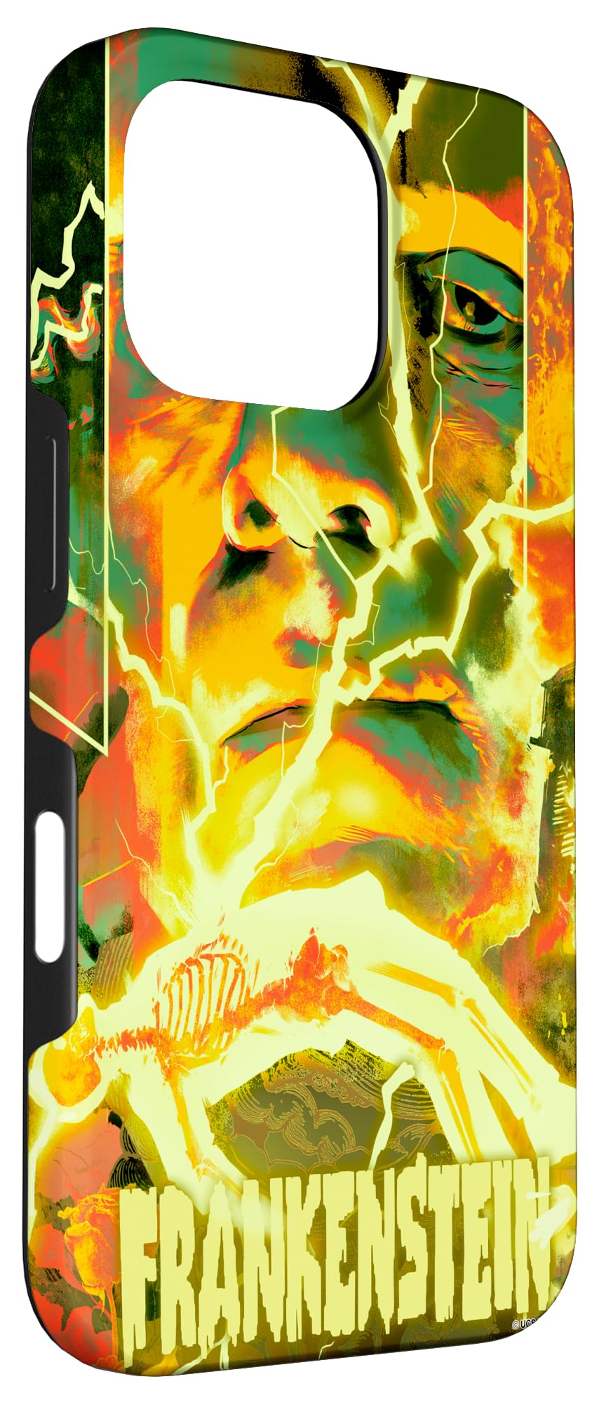 iPhone 16 Pro Universal Monsters Artist Series Frankenstein Poster Case - Image 3