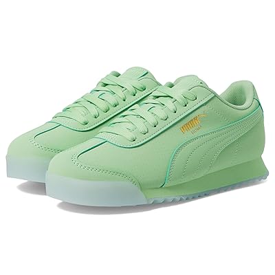 PUMA Kids Roma Reversed Mist (Big Kid) Kids Shoes Pure Green/Icy Blue