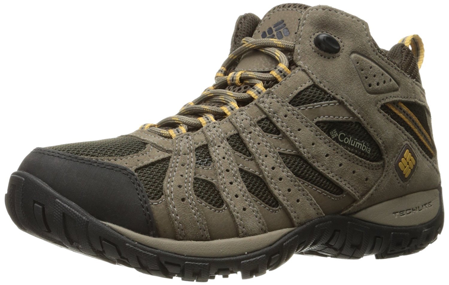 Columbia Bota de senderismo amplia y mediana impermeable para hombres, cordob¨¦s, banana oscura, 15 2E US