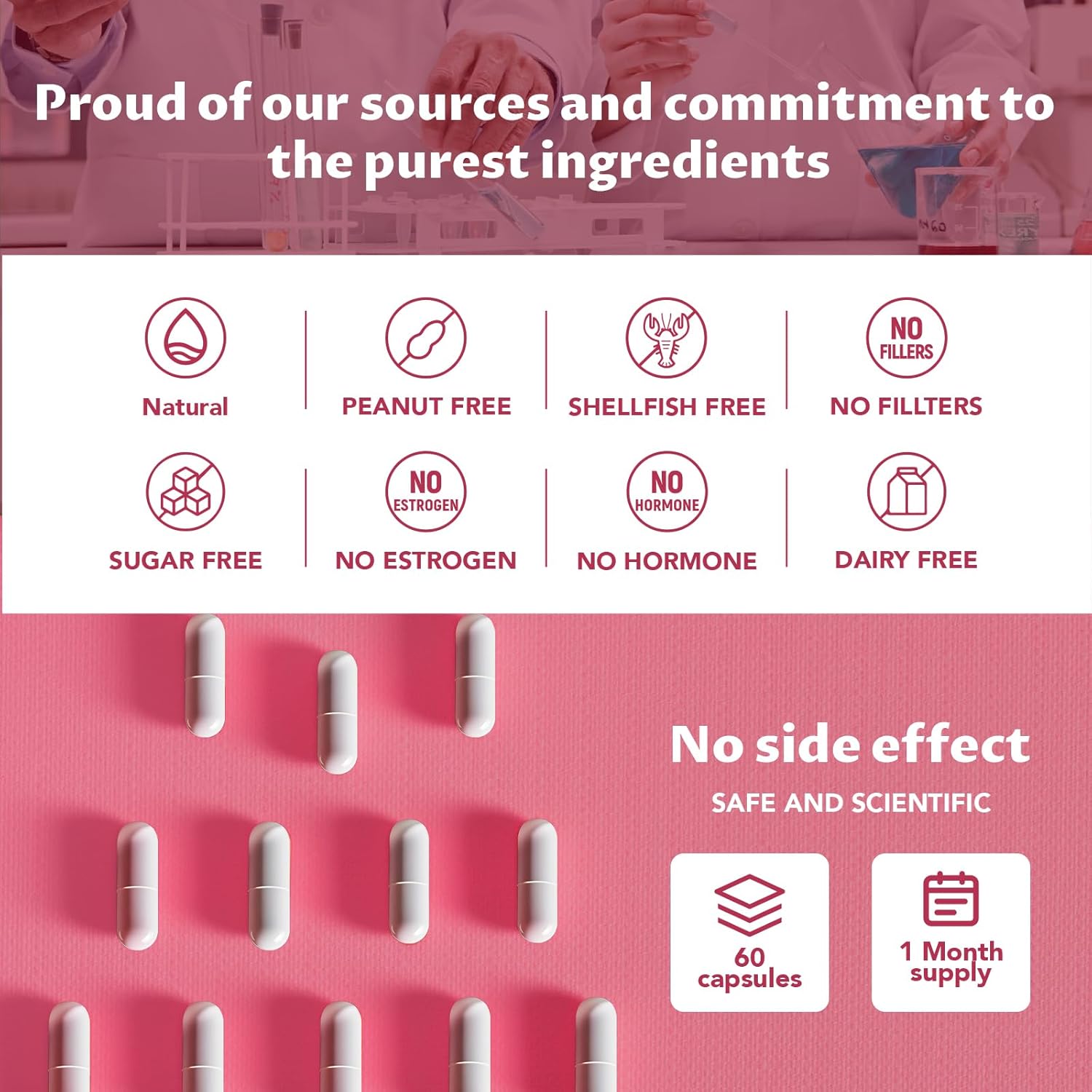 Menopause Supplements for Women, Support Hot Flashes & Night Sweats, with Black Cohosh, DIM & Evening Primrose, Hormonal Balance & Mood Support – 60 Capsules - Image 6