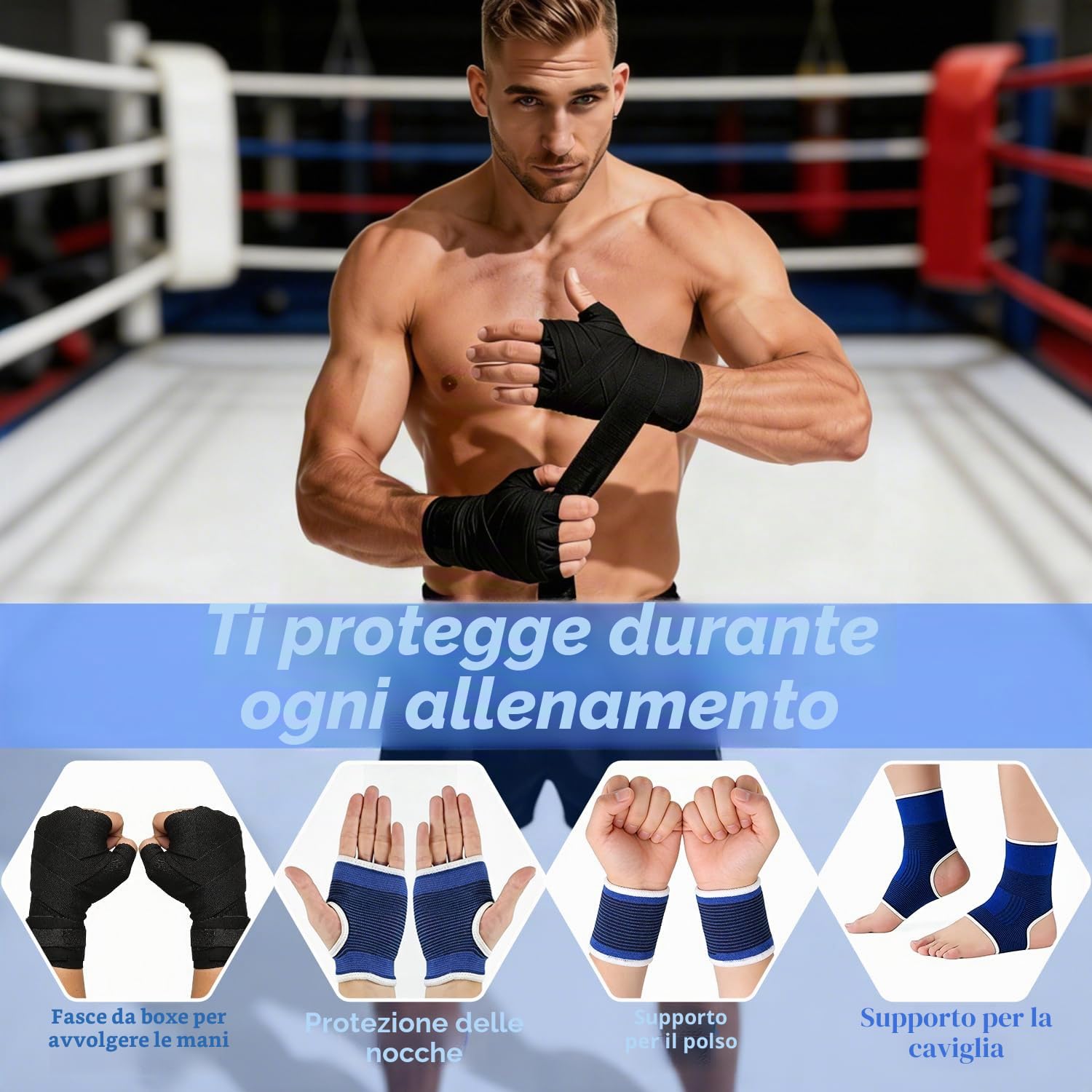 Sacco da Boxe per Adulti, Adolescenti e Bambini, 120 cm Tessuto Oxford, con Gancio a Soffitto, Catena, Bende, Parapolsi per MMA, Karate, Kickboxing, Boxe Home-Gym (Non Imbottito)