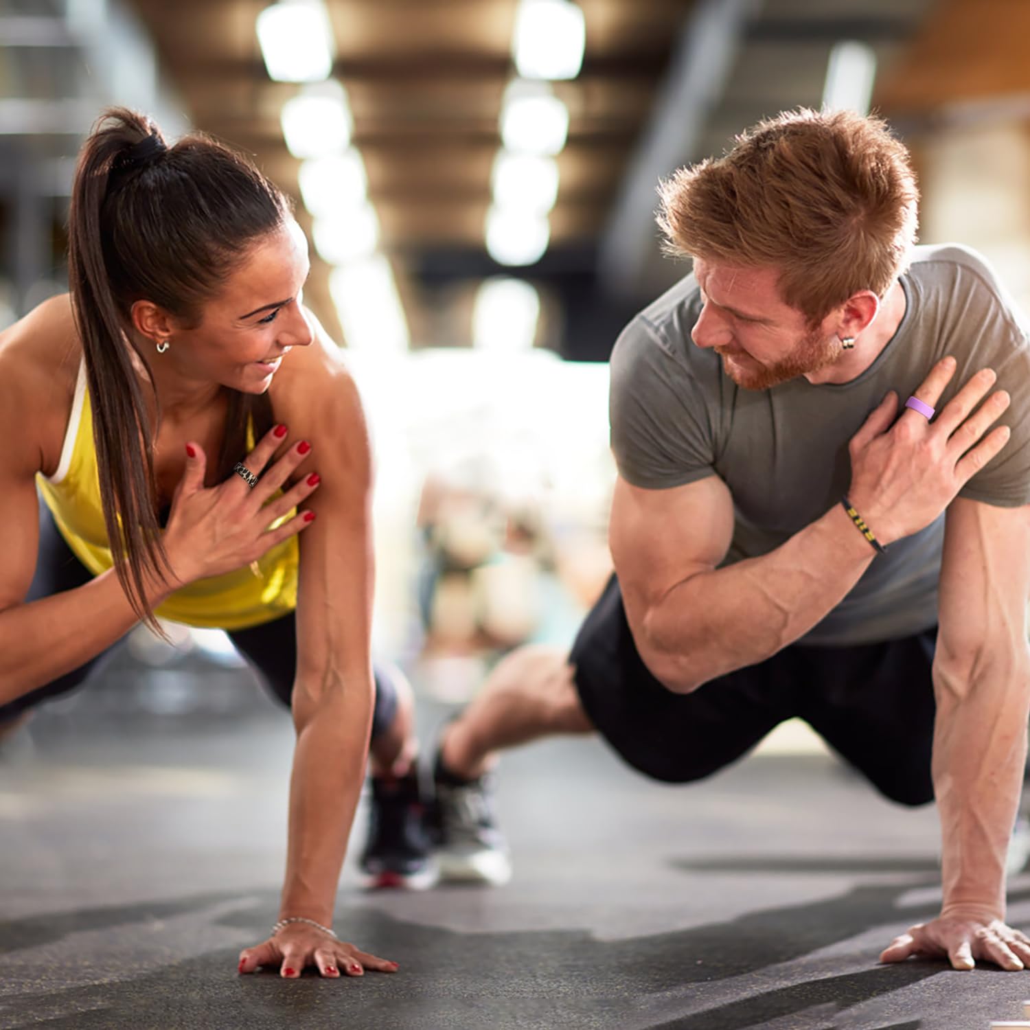 Wingoden 5PCS Ring Cover Compatible with Oura Ring Gen 4/3, Anti-Scratch Silicone Elastic Smart Rings Protector for Working Out Gym Women Men, S