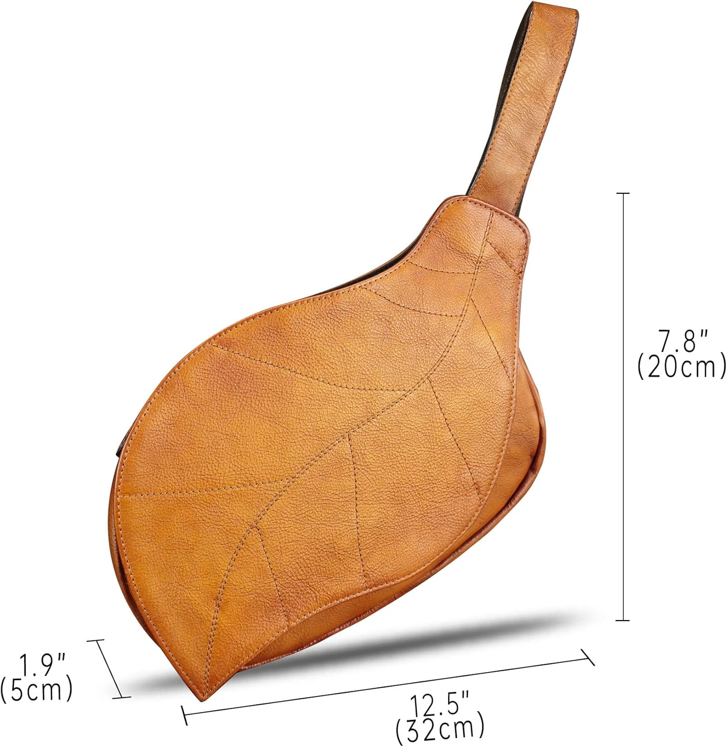 IVTG Genuine Leather Sling Bag for Women Vintage Real Leather Sling Backpack Fashion Shoulder Crossbody Bags Chest Bags - Image 5