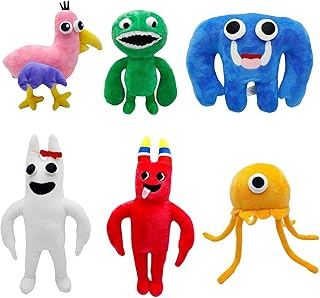 6pcs 2023 Monster Horror Game Garten of Banban Plush, Garten of Ban Ban Plushies Toy for Fans Gift, Soft Stuffed Animal Figure Doll for Kids and Adults *11*