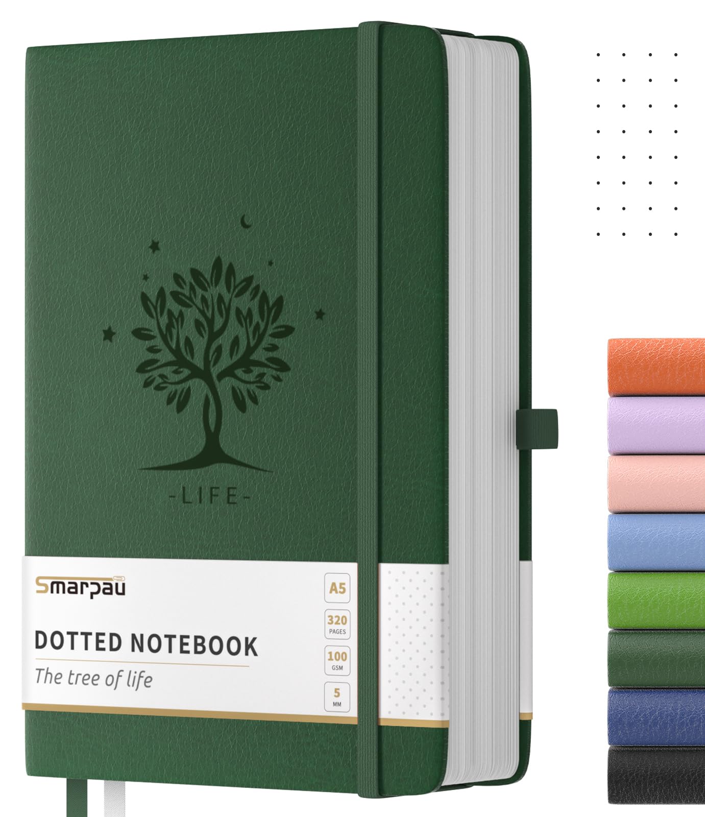 Smarpau A5 Bullet Dot Grid Journal 320 Pages