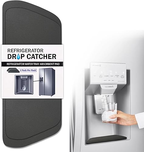 Miniatura 7 de Colector de goteo para refrigerador para bandeja de agua, almohadilla absorbente para bandeja de goteo de refrigerador, protege derrames de agua,