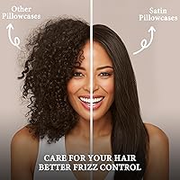 Vista 6 de BHZ Almohada estándar de plumas de ganso con funda de almohada de satén, almohada de cama de lujo de la colección de hotel para dormir, soporte