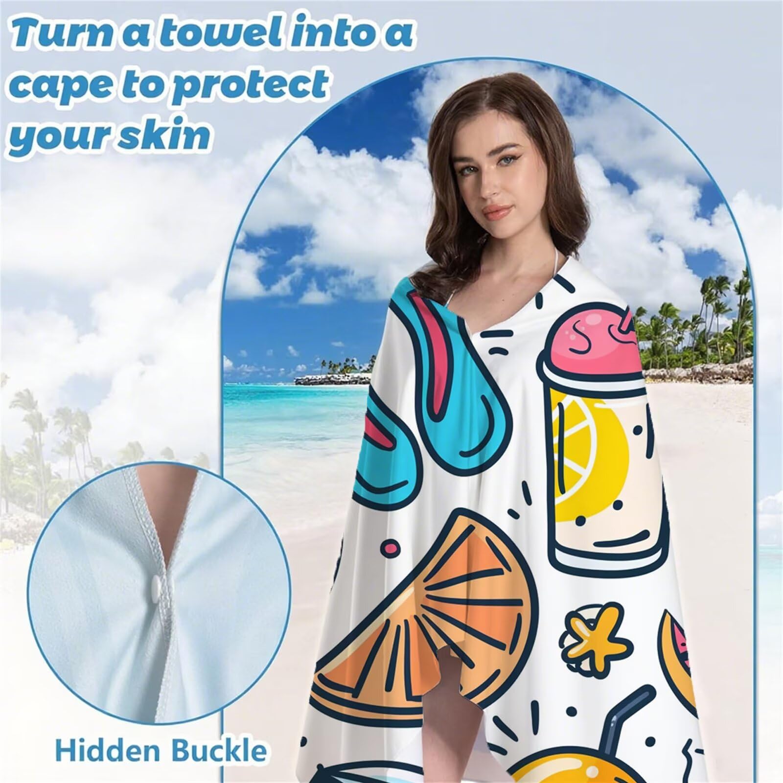 Serviette de Plage XXL 220x100 cm Anti Sable et Séchage Rapide Microfibre Drap de Plage Serviette de Bain Grande Taille Drap de Bain pour Homme Femme Voyages Natation Camping Pique Nique Moderne S-669